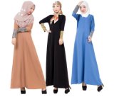 2016 Printed Islamic Long Swimsuit Hot Sell Muslim Logn Dress