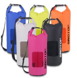 10L Waterproof Boating Fafting Diving Dry Bag with Window