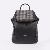 Guangzhou Factory PU Leather Fashion Backpack Daily Travel Ladies Backpack