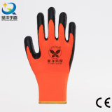 Acrylic Napping Lining Latex Coated Safety Glove