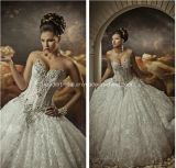 Sweetheart Lace Bridal Ball Gowns Arabic Dubai Wedding Dresses Z5049