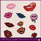 Lips and Lipstick Embroidered Sew Iron on Patch Badge Bags Hat Cap Jeans Applique Fabric Transfer