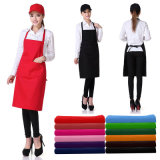 Plain Apron + Pocket for Chefs Butchers BBQ Kitchen Cooking Craft Black Blue Red
