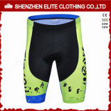 Wholesale Good Quality Custom Sublimated Cycling Pants Green (ELTCSI-20)