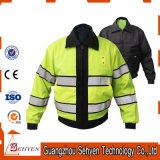 High Visibility Mens 100% Polyester Safety Reflective Jacket