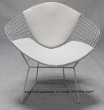Leisure Dining Kd White Back PU Cushion Wire Diamond Chair