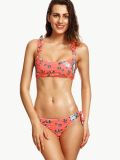Hot Sales Bikini with Flower on Around Swimnming Suit