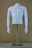Muscular Male Torso Mannequin with Baseplate