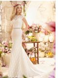 2015 Lace Beaded off Shoulder Bridal Wedding Dresses (WD6804)