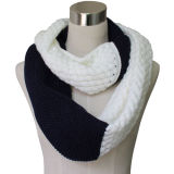 Lady Fashion Acrylic Knitted Infinity Scarf (YKY4186-2)