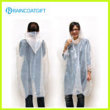 Promotional Disposable Clear PE Rainwear