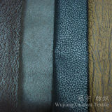 Decorative Bronzing Suede Leather Nubuck Fabric for Sofa