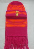 New Style Acrylic Jacquard Knitted Scarf