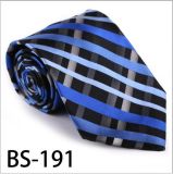 New Design Fashionable Silk/Polyester Check Tie (BS-191)