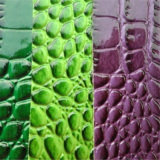 Crocodile Grain PVC Leather for Sofa Furniture Hw-865