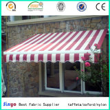 PVC/PU Coated 100% Polyester Oxford Stripe Fabric for Canopy