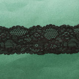 Narrow Black Net Trimming Lace for Garment Accessory