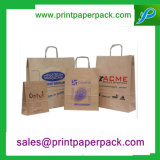 Bespoke Fashion Kraft Paper Bag with Custom Logo Printing