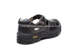 High Quality Safety Shoes with Embossed Leather and Steel Toe