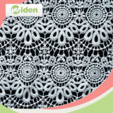 Lace Dress Design 100 % Milky Polyester Chemical Lace Fabric