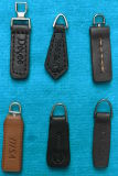 Black and Brown Customized Leather Zipper Slider