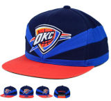 2016 Red Blue Cotton Basketball Snapback Cap with DIY Logo