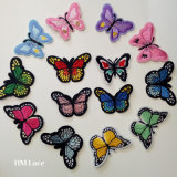 3D Computer Embroidery Muitl-Color Butterfly Clothing Patch Garment Accessory Gift Woven Patch
