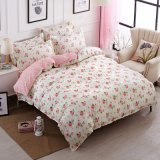 New Printed Microfiber Collection 3 Pieces Bedding Blanket Cover Set