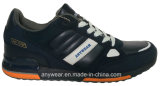 Leather Sports Shoes Walking Footwear Running Sneaker (815-9441)
