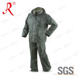 2016 Hot Sale PVC Fabric Raincoat, Rain Suit (QF-762)