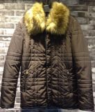 Men's Brown Fur Collar Woolen Lining Casual Jacket with High Quality