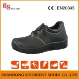 Ce Certificate Black Buffalo Leather ESD Chef Safety Shoes RS046