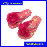 Cute and Lovely Baby Girl Slipper with Flower Decoration Strap