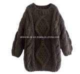 Custom Hand Knit Knitted Cardigan Sweater, Handmade Apparel