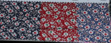 Small Floral Cotton Printed Fabric Tie