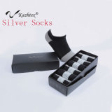 Invisible Anti-Bacterial Cotton Socks with Silver Fiber for Men
