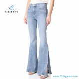 Fashion Straight Leg Relaxed Ripped High Waist Women Denim Jeans with Light Blue by Fly Jeans