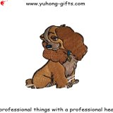 Customized Lion Design Embroidery Patch for Garments (YH-EB135)