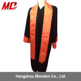 Long Customized Plain Stole with High Quality University Robe for Graduation