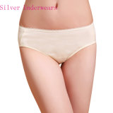 Anti-Bacterial Cotton Lace Silver Fiber Underwear for Women