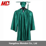 Children's Graduation Cap Gown Shiny Emerald Green