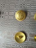 Custom Logo Hollow Metal Gold Shank Sewing Fashion Buttons