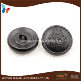 Custom Crown Pattern Leather Shank Button for Men's Suits