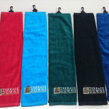 Best Quality Velour Golf Towel with Hanger