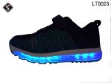 Fashion Kids LED Tennis Sports Shoes with Light Outsole