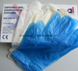 Free of Powder Disposable Vinyl Examination Gloves for Medical Purpose