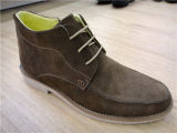 Suede Lace Mens Ankle Boots Dark Grey (NX 507)