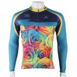 Colorful Jacket Tops Men's Breathable Quick Dry Cycling Jersey