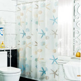 Popular Anti-Crease Waterproof PEVA Bathroom Shower Curtain (04S0029)