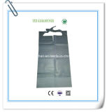 Disposable Medical Adult Bib with Neck Tie and Pockets